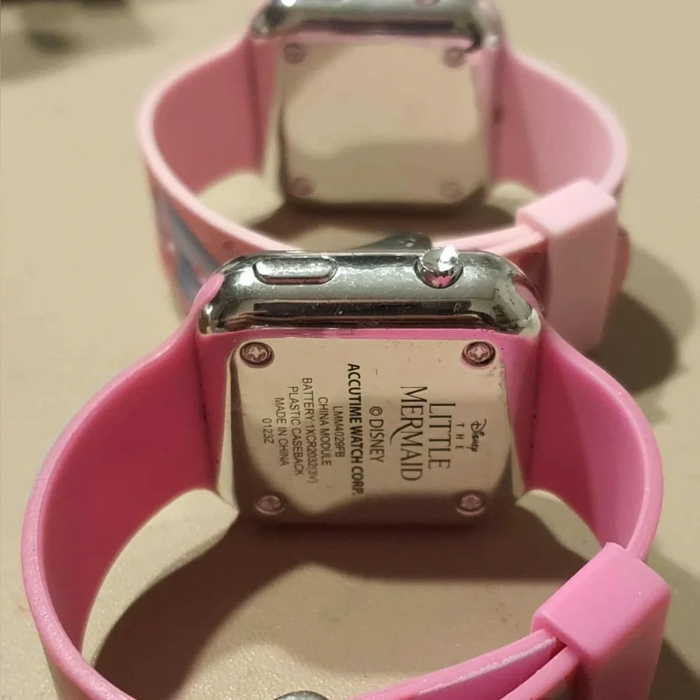 🦋10/$20🦋 Lot of 2 JoJo Siwa & The Little Mermaid Touch Digital Girl's Watches